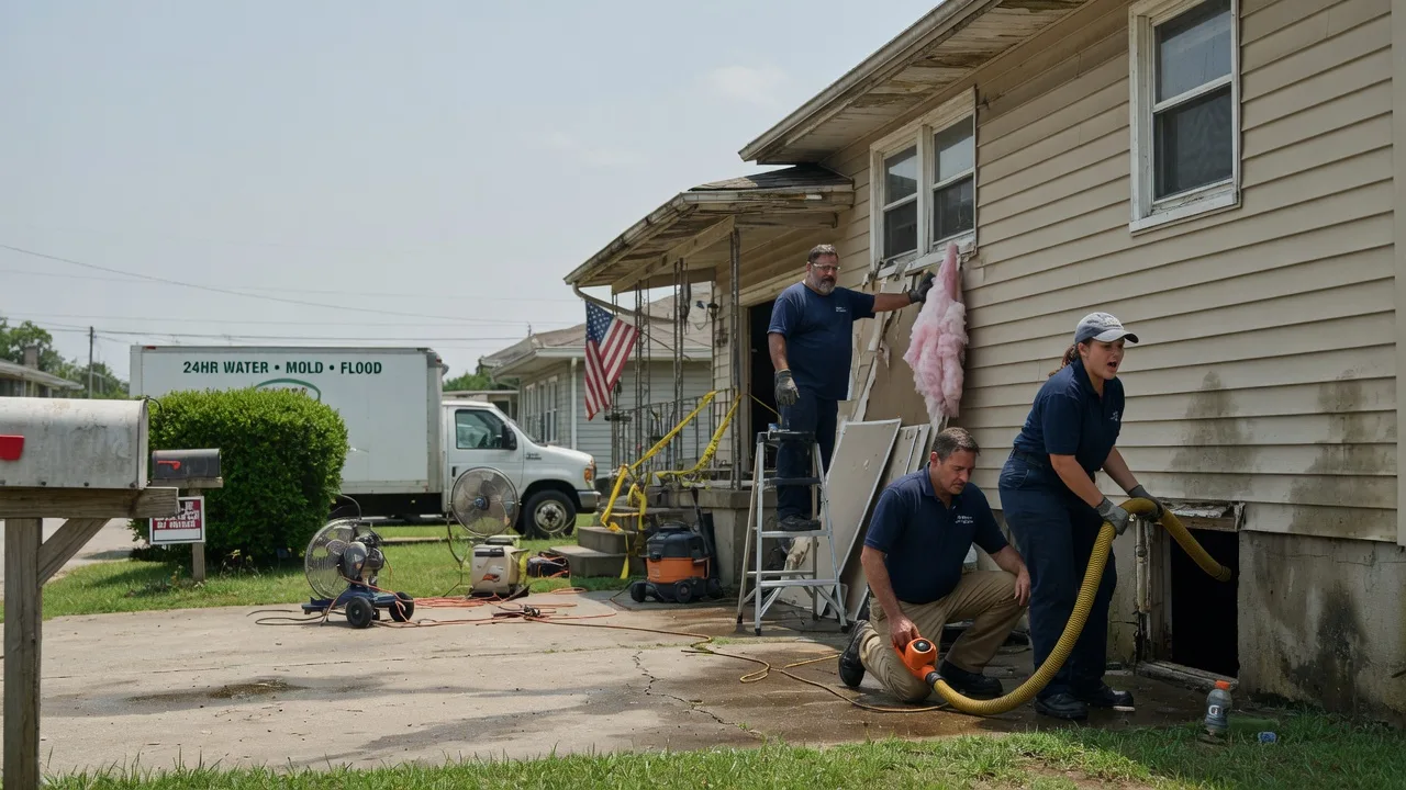 Water Damage Repair in Ludell, KS near me